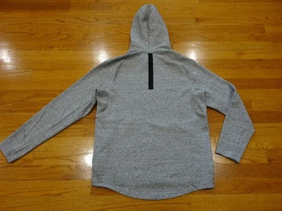 Sudadera con Capucha LULULEMON AT EASY Texturizada Doble Punto Jaspeado Para Hombre Gris Talla S Foto 1 de 4