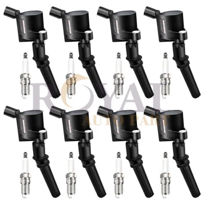 DG508 Ignition Coils + Spark Plugs for 2000-2004 Ford F150 Expedition 4.6L 5.4L Foto 1 de 4