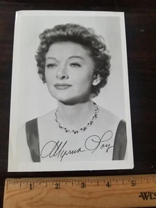 1962 Myrna Loy Movie Star Vintage Signed Photograph - Picture 1 of 3