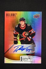 2021-22 UD Allure Full Rainbow Auto #R-46 Parker Kelly - Ottawa Senators