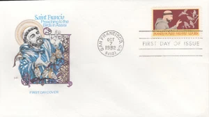 1982 FDC - Scott # 2023 - San Francisco de Asís - Farnam Cachet - Imagen 1 de 1