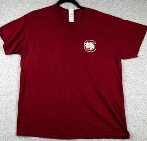 South Carolina Gamecocks T-Shirt Red USO Foam Finger Graphic Unisex Size L - Imagen 1 de 11