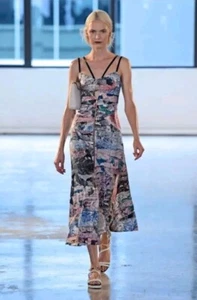 Ginger And Smart Size 8 Silk Midi Dress - Picture 1 of 2