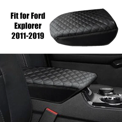 Cubierta de reposabrazos Fit Ford Explorer 2011-2016 2017 2018 2019 almohadilla consola central caja Foto 1 de 4
