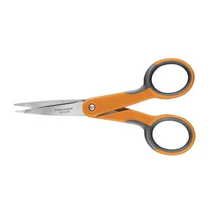Fiskars Premier 5" Softgrip Micro-Tip Scissors Household Supplies Strong Durable - Picture 1 of 8