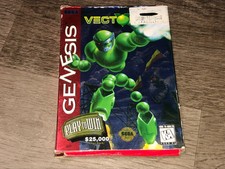 Vectorman Sega Genesis Complete CIB Cleaned & Tested Authentic