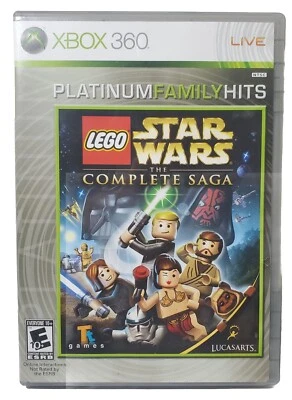 LEGO STAR WARS: THE COMPLETE SAGA (Microsoft Xbox 360, 2007) CIB - Image 1 of 4