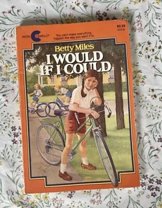 Vintage I Would If I Could by Betty Miles Softcover 80s Book Middle School - Picture 1 of 11