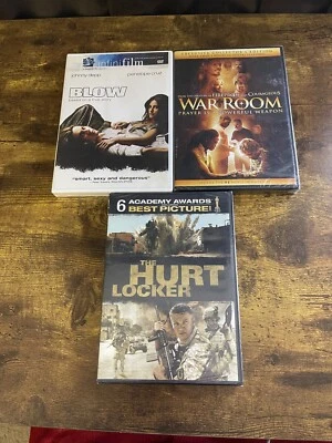WAR ROOM, BLOW, THE HURT LOCKER NEW SEALED DVD - Image 1 of 2