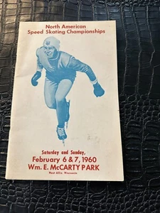 1960 Programa de campeonatos de patinaje de velocidad de América del Norte (M7878) - Imagen 1 de 1
