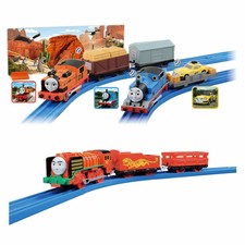 plarail green thomas and black james