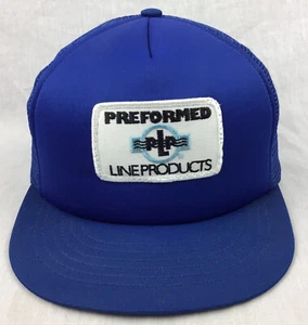 Swingster Snapback Mesh Trucker Cap Hat Preformed Line Products PLP Patch USA - Picture 1 of 10