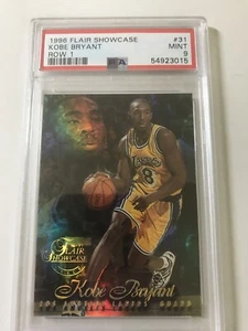 1996 Flair Basketball Showcase Kobe Bryant Row 1 #31 Psa 9 Mint card - Picture 1 of 6