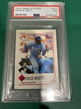 George Brett 1992 Panini Stickers #102 PSA 7