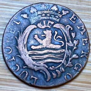 PAYS-BAS NETHERLAND ZÉLANDE DIA 1790 1 DUIT .RECHERCHÉE (1219) - Picture 1 of 2