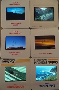 6 Original Vintage 35mm Kodak Photo Color Slide Nature Kodachrome Transparency - Picture 1 of 10
