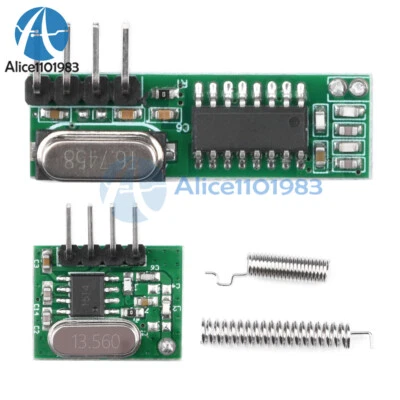 433Mhz Superheterodyne Wireless RF Receiver & Transmitter Module For Arduino DIY - Image 1 of 4