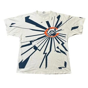 Vintage 90’s 1996 Chicago Bears Shattered Shock Wave Starter Shirt XL USA Made - Bild 1 von 15