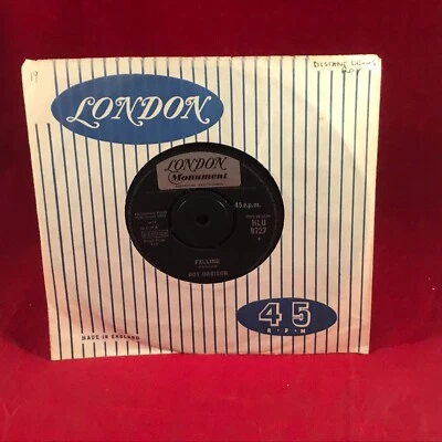 ROY ORBISON Falling 1963 UK 7" vinyl single Distant Drums 45 record original - Image 1 of 4
