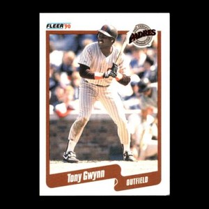 Tony Gwynn 1990 Fleer San Diego Padres #157 R315J 11