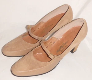 SAKS FIFTH AVENUE FENTON LAST Women's shoes Maryjane 6 AAA Vintage Narrow Costum - Picture 1 of 10
