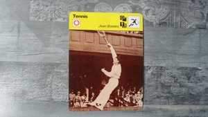 CARTE EDITIONS RENCONTRE 1979 TENNIS JEAN BOROTRA