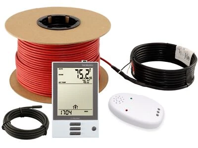 LuxHeat Cable Kit 120v (10-150sqft) Electric Radiant Floor Heating System Tile + - Image 1 of 4