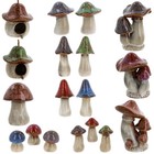Magical Ceramic Mushroom Ornaments Gift Indoors or Garden Patio or Balcony