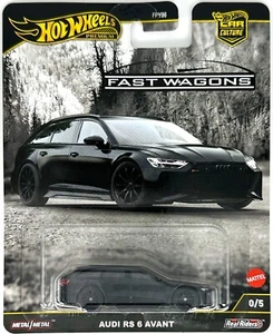Hot Wheels 2025 Car Culture Fast Wagons - Audi RS 6 Avant CHASE - Picture 1 of 1