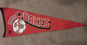 Banderín De Colección Años 70 80 NASL San José Terremotos Fútbol Norteamericano - Imagen 1 de 4