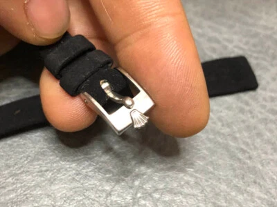 FREE SHIPPING! 70'S OLD UNUSED ROLEX 10MM WATCH SUEDE STRAP WITH 8MM SS BUCKLE - Image 1 of 4