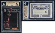 2011-12 Panini Gold Standard Black Threads /149 LeBron James BGS 9.5 GEM MINT