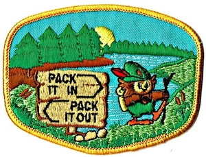 OFFICIAL WOODSY OWL Patch Iron-on Embroidered USFS Smokey Bear Friend Boy Girl - Picture 1 of 2