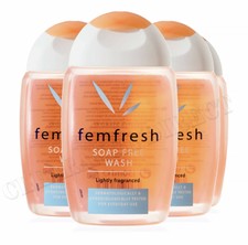 4 x Femfresh Daily Intimate Hygiene Wash Soap Free 150ml Lightly Fragranced