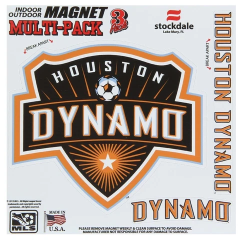 Mls Houston Dynamo Indoor Outdoor Multi Pack Magnet Cover