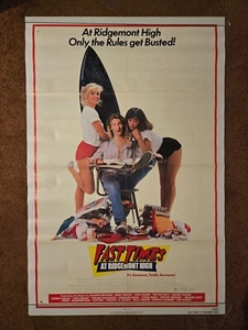 Fast Times at Ridgemont High - Sean Penn Original 1982 27x41 gefaltetes Filmplakat - Bild 1 von 5