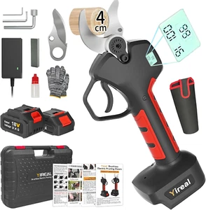 Electric Pruning Shears, Pruning Shears, Cordless Rechargeable Pruning Shears, w - Picture 1 of 7