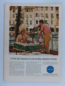 Anuncio impreso original vintage 1966 PAN AM Portofino Italia 8,5 x 11" - Imagen 1 de 6