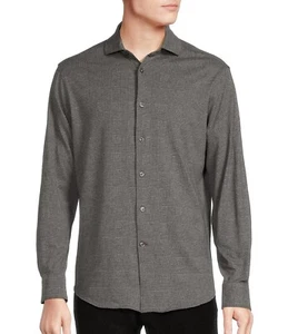 NUEVA Camisa Talla S Para Hombres Cremieux Manga Larga Con Botones Algodón Gris Tribeca - Imagen 1 de 11