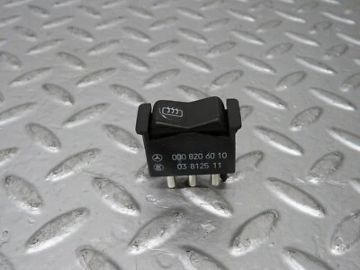 ⚙25347⚙ Mercedes-Benz W201 190D Rear Heated Window Switch 0008206010 - Image 1 of 4