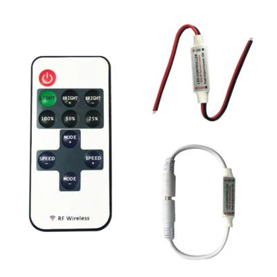 12V Dimmer Controller RF Wireless Remote Switch Controller for LED Strip Light - Image 1 of 4