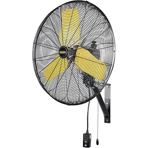 24" Oscillating Wall Fan, 8900 CFM High Velocity Industrial Wall Mounted Fans - Picture 1 of 10