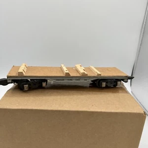 Vintage American Flyer lines O 605 grey flat car - Picture 1 of 7