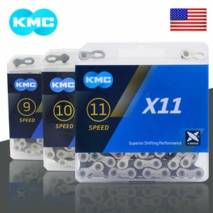 KMC Bike Chain 8/9/10/11/12 Speed 116/118 Link Fits for Shimano SRAM Campagnolo - Picture 1 of 28