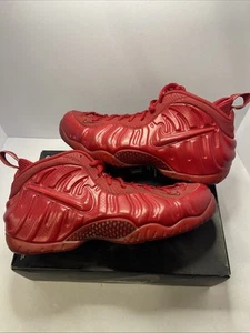 Nike Air Foamposite Pro Gym Red ottobre 624041-603 taglia 13 sneaker uomo usate - Foto 1 di 10