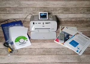 HP Photosmart 475 GoGo Photo Printer, Photo Paper, Manual, Remote - Picture 1 of 11