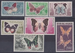 F-EX32003 MADAGASCAR MNH 1960 BUTTERFLIES INSECT ENTHOMOLOGY. - Picture 1 of 2