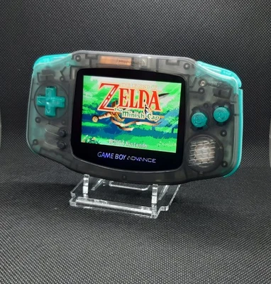 Game Boy Advance Smoke Black and Restored Makeup Buttons - New M2 IPS Screen - Image 1 of 3