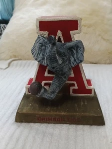 VINTAGE ALABAMA CRIMSON TIDE 80's LE CERAMIC MASCOT  Elephant A - Picture 1 of 4
