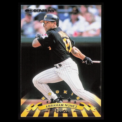 Abraham Nunez Rookie #282 1998 Donruss Pittsburgh Pirates Baseball Card MLB - Image 1 of 3